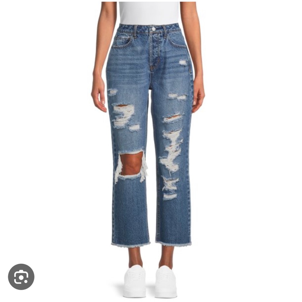 Vanilla Star 90’s boyfriend jeans super high rise size 13